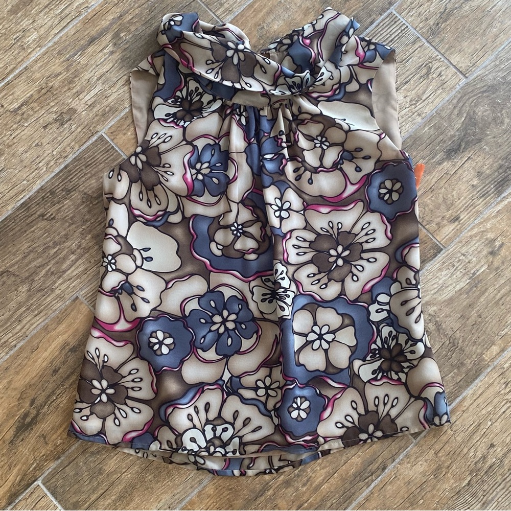Josephine Sleeveless Floral Shell
